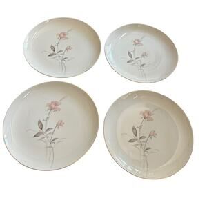 Wentworth Desire Pattern 8906 Dinner Plates (4) Fine China Floral Rose Japan‎